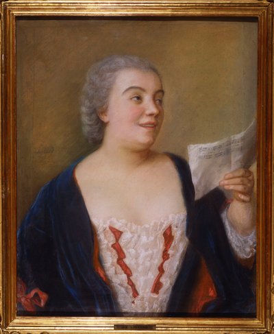 歌手、1736 作： Jean Étienne Liotard