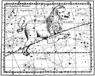 しし座の星座、1775年 作： Jean Fortin