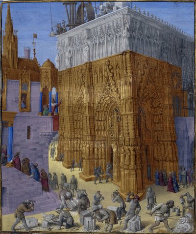 エルサレム神殿建設 作： Jean Fouquet