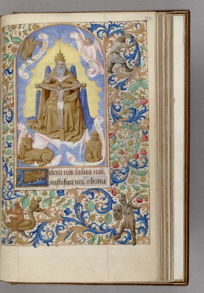 Gnadenstuhl Book of Hours、1450-1499 作： Jean Fouquet