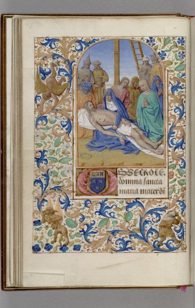 ピエタ時間の帳、1450-1499 作： Jean Fouquet