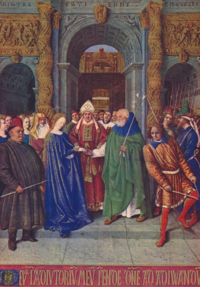 聖母の結婚、c1455、1939 作： Jean Fouquet