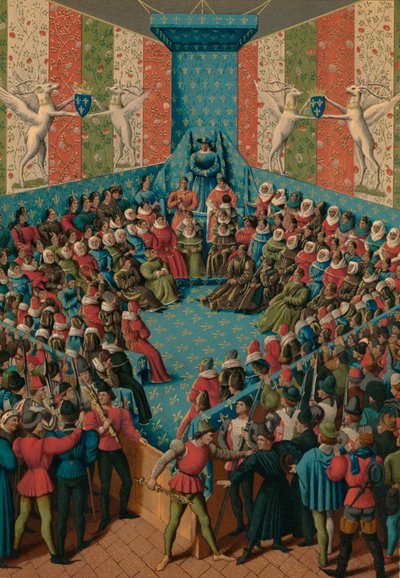 15世紀のアレンコンのジョン2世の評決 作： Jean Fouquet