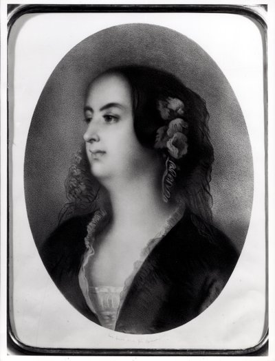 マダムハンスカ（1801-82）、エミールラサール（1813-71）による彫刻（リトグラフ） 作： Jean Francois Gigoux