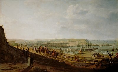 ナポレオン1世（1769-1821）1804年、1806年7月にブローニュのキャンプを訪問 作： Jean Francois Hue
