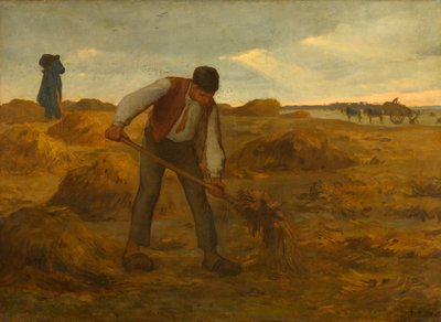 農民散布肥料、1854-1855 作： Jean Francois I Millet