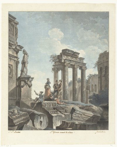 古代遺跡 作： Jean Francois Janinet