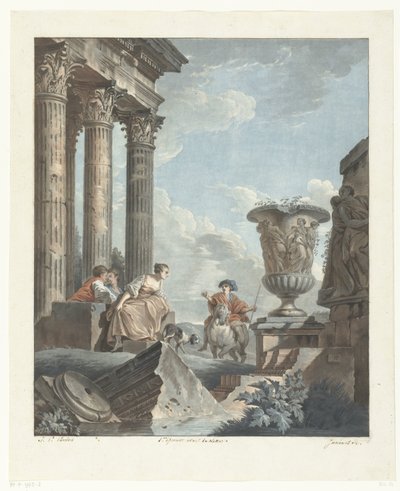古代遺跡 作： Jean Francois Janinet