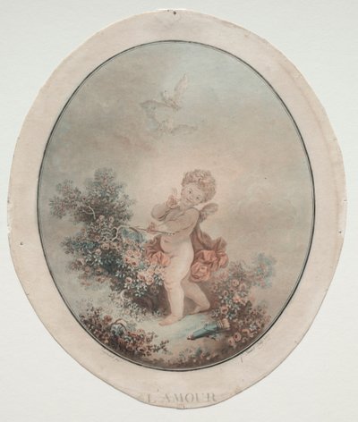 キューピッド、1777。 作： Jean Francois Janinet