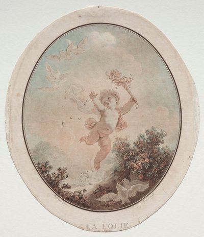 愚かさ、1777年。 作： Jean Francois Janinet