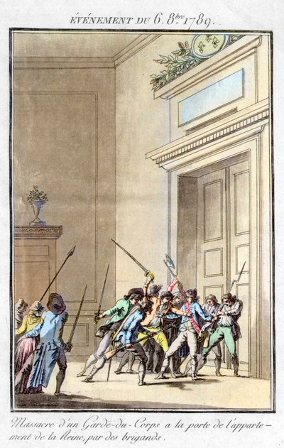フランス革命-10月6日の出来事 作： Jean Francois Janinet