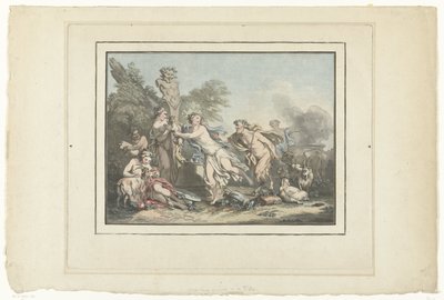 サーターのヘルデリンネン 体系的な礼拝 作： Jean Francois Janinet