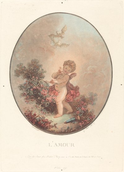 愛、1777年。 作： Jean Francois Janinet