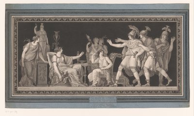 タルクィニウスと紡ぐ妻ルクレティア La vertu de Lucréce (オブジェクトのタイトル) 作： Jean Francois Janinet