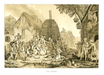 ファーム、1885。 作： Jean Francois Janinet