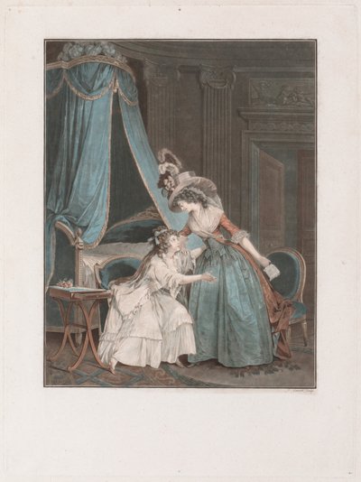 インディクレション、1788。 作： Jean Francois Janinet