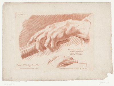 両手でタイトルプリント III.e Cahier de Principes de Principes de Dessins d