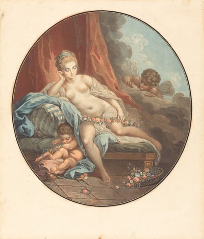反射中の金星。 作： Jean Francois Janinet