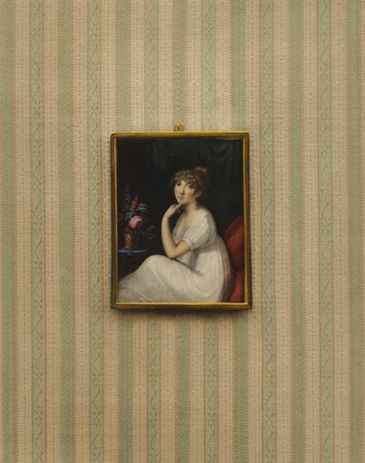 ジョージ4世の妻、キャロライン女王の肖像 作： Jean Francois Marie Huet Villiers