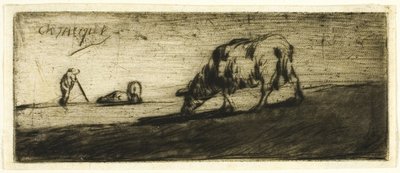 羊の放牧 作： Jean Francois Millet