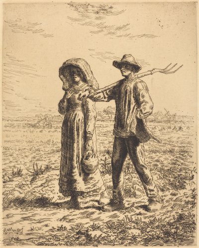 出勤 作： Jean Francois Millet