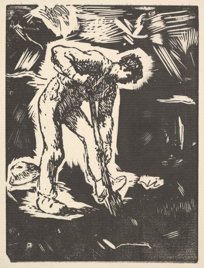 ディガー、1863年。 作： Jean Francois Millet