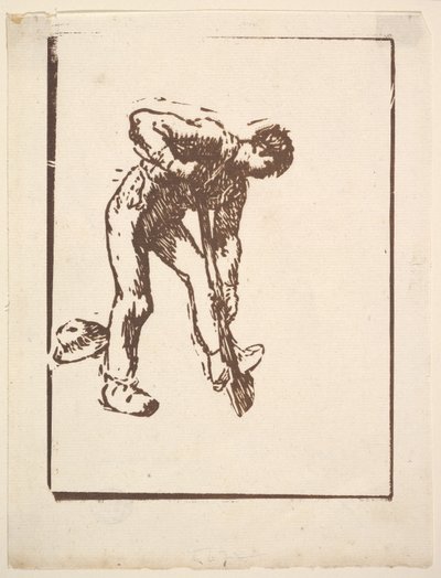 ディガー、1863年。 作： Jean Francois Millet