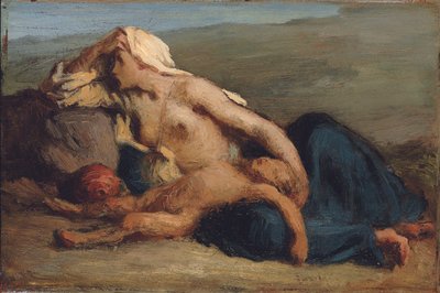 ハガルとイシュマエル 作： Jean Francois Millet