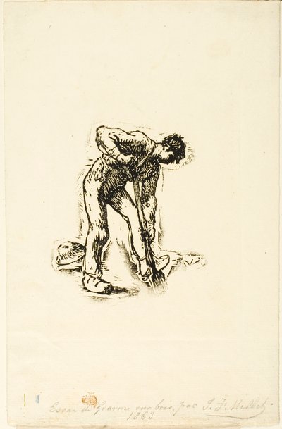 農民の採掘 作： Jean Francois Millet