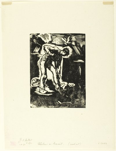 農民の採掘 作： Jean Francois Millet
