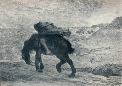 19世紀の太陽と風 作： Jean Francois Millet