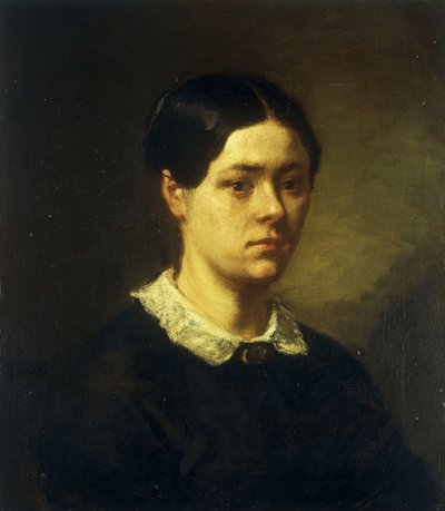 マダムJFミレーの肖像、1844年頃 作： Jean Francois Millet