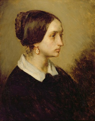 小野マダムの肖像、1844 作： Jean Francois Millet