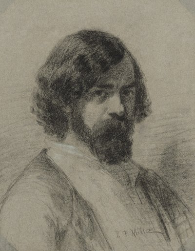 水仙ヴァージル・ディアス・デ・ラ・ペーニャの肖像 作： Jean Francois Millet