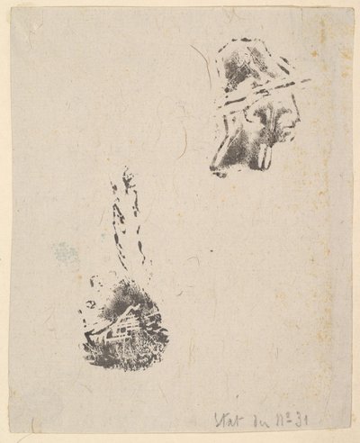 スケッチのブロックからの証明、1834-75年。 作： Jean Francois Millet