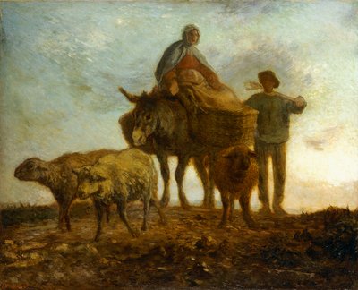フィールドから戻る 作： Jean Francois Millet