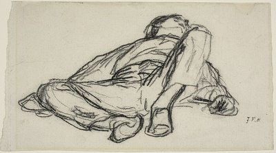 眠れる農民 作： Jean Francois Millet