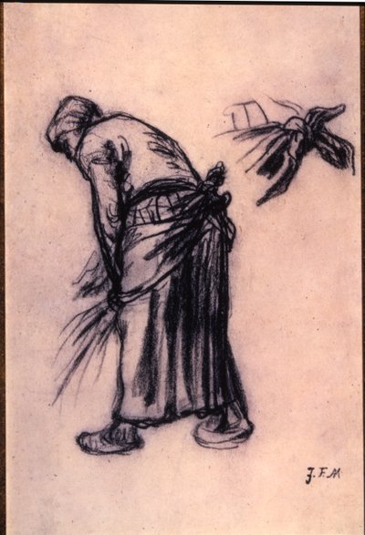 収集家の研究 作： Jean Francois Millet