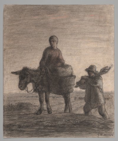 仕事への出発 作： Jean Francois Millet
