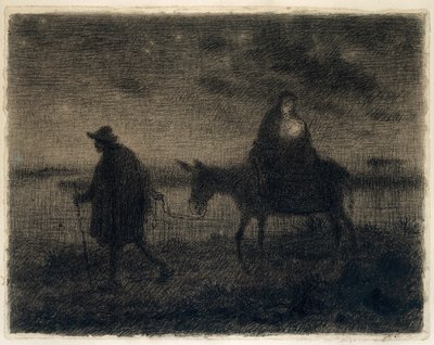 エジプトへの旅 作： Jean Francois Millet