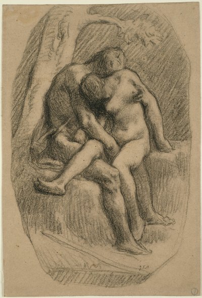 恋人 作： Jean Francois Millet