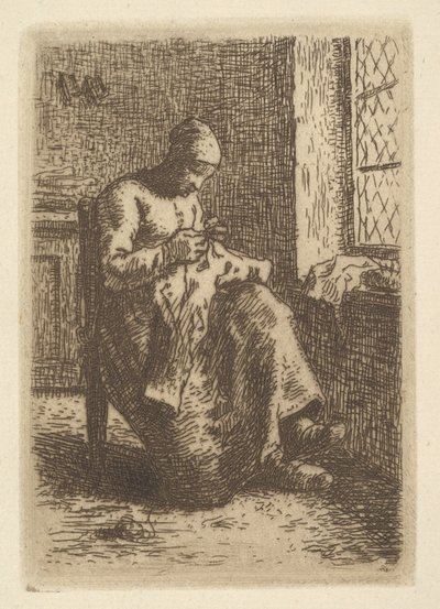 下水道、1855年。 作： Jean Francois Millet