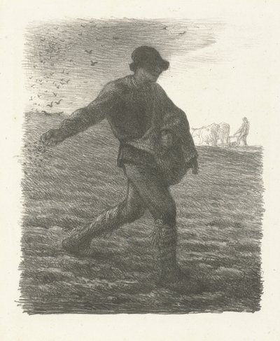 種をまく人、1851 作： Jean Francois Millet