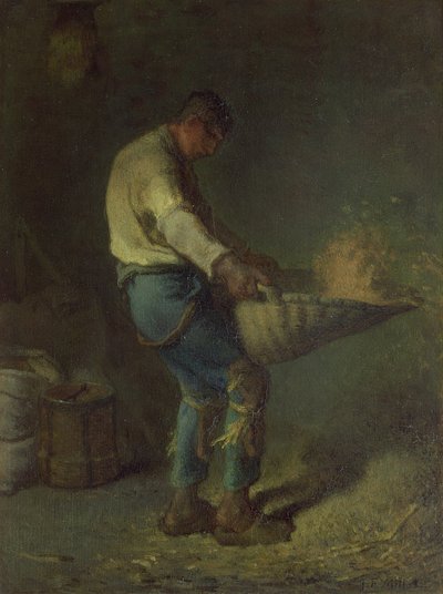 Winnower（ボード） 作： Jean Francois Millet