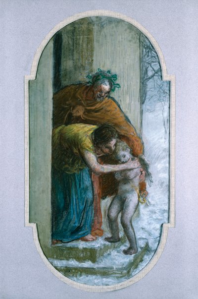 冬、1864年頃 作： Jean Francois Millet