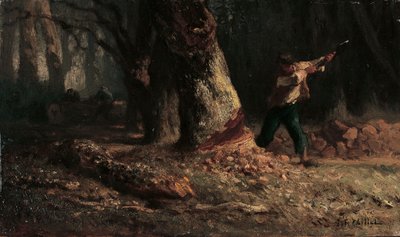 森の木こり 作： Jean Francois Millet