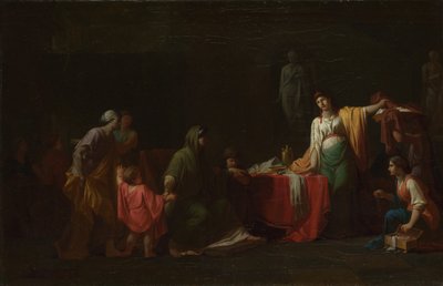 グラッキの母、コーネリア、1781 作： Jean François Pierre Peyron