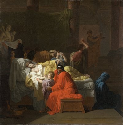 アルチェスティスの死、1794 作： Jean François Pierre Peyron