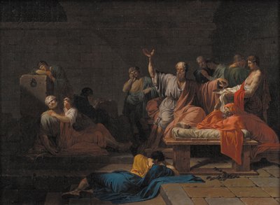 ソクラテスの死 作： Jean François Pierre Peyron