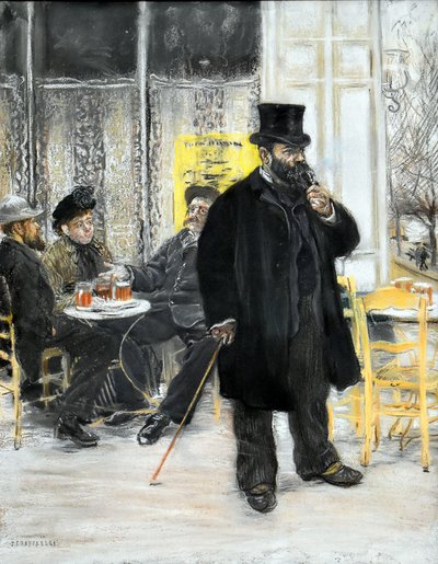 ボヘミアンズ・アット・ザ・カフェ 作： Jean Francois Raffaelli